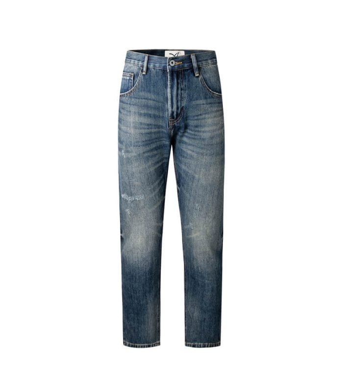 Vintage Blue Slim Fit Denim Jeans