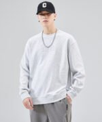 oversized ash grey sweatshirt