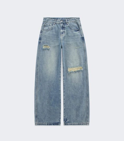 Men's Ripped Baggy Jeans