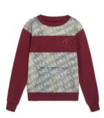 Maroon sweatshirt for men