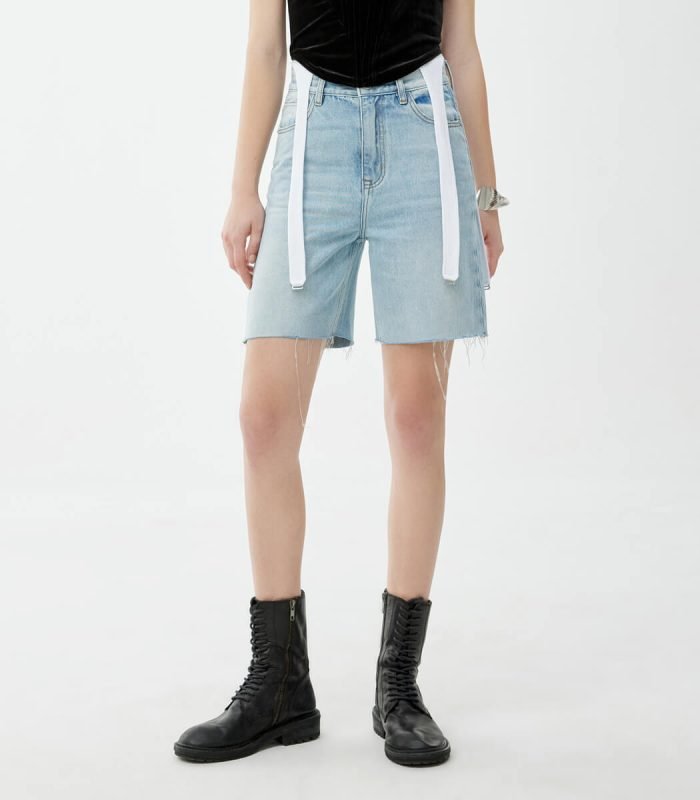 Premium denim shorts for women