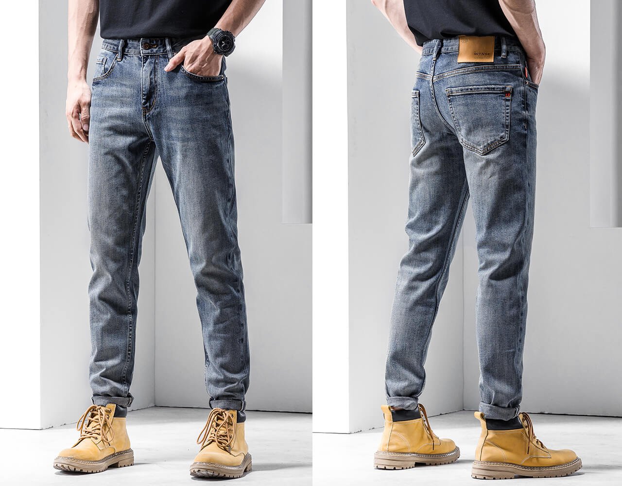 5 Pockets Casual Jeans