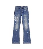 Bell bottom denim jeans for men wholesale