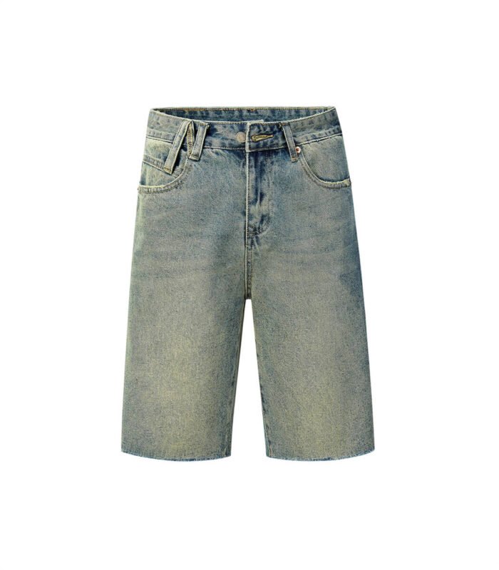 Slim Fit Denim Shorts For Men