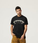 oversized black t-shirt for men