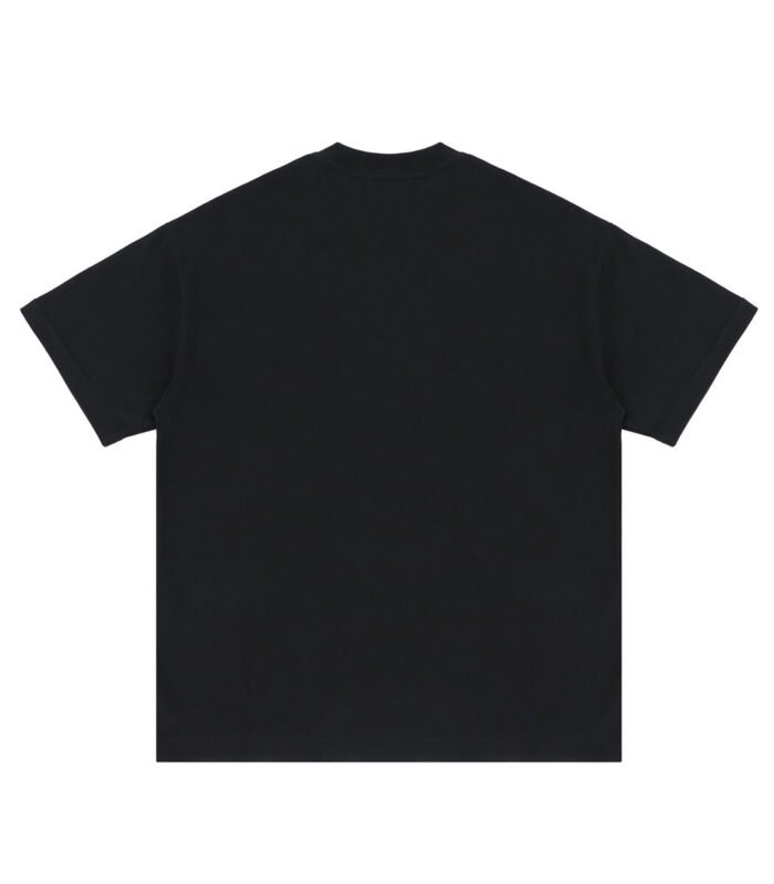 Printed black t-shirt for men