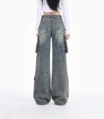 baggy flare jeans for women