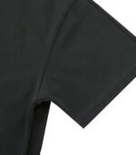 oversized short sleeeve black t-shirt for men