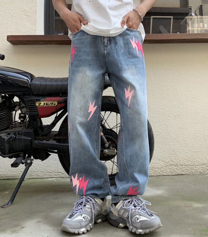 patched men jeans wholesale