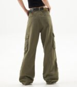 wide leg cargo jeans for women