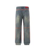 Wholesale American streeetwear style men's denim jeans