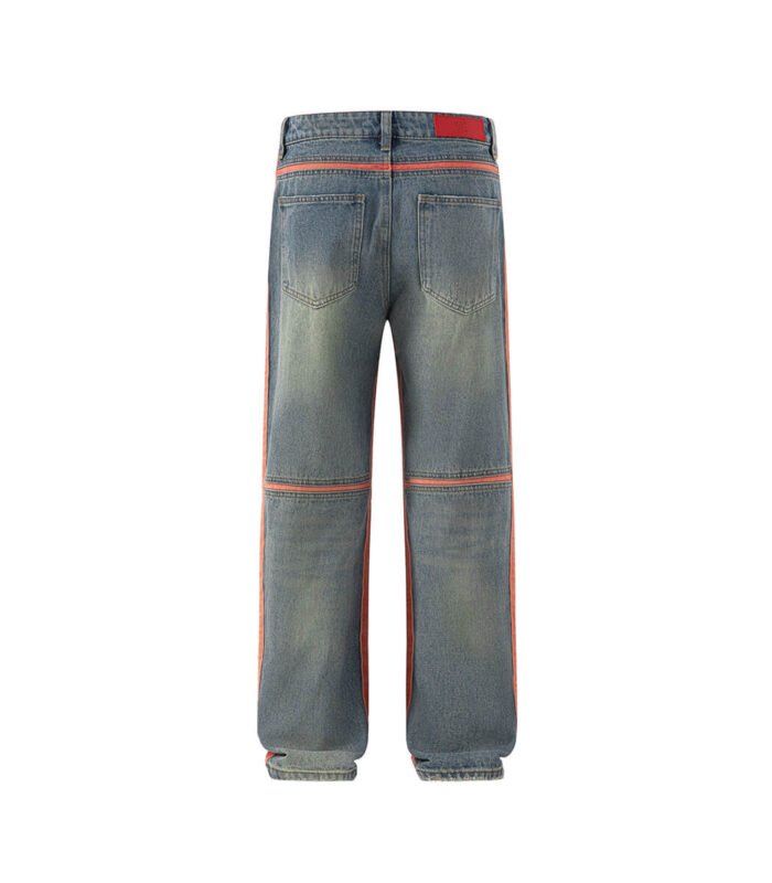 Wholesale American streeetwear style men's denim jeans