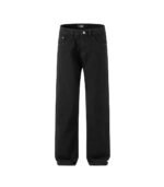 men's black denim pants