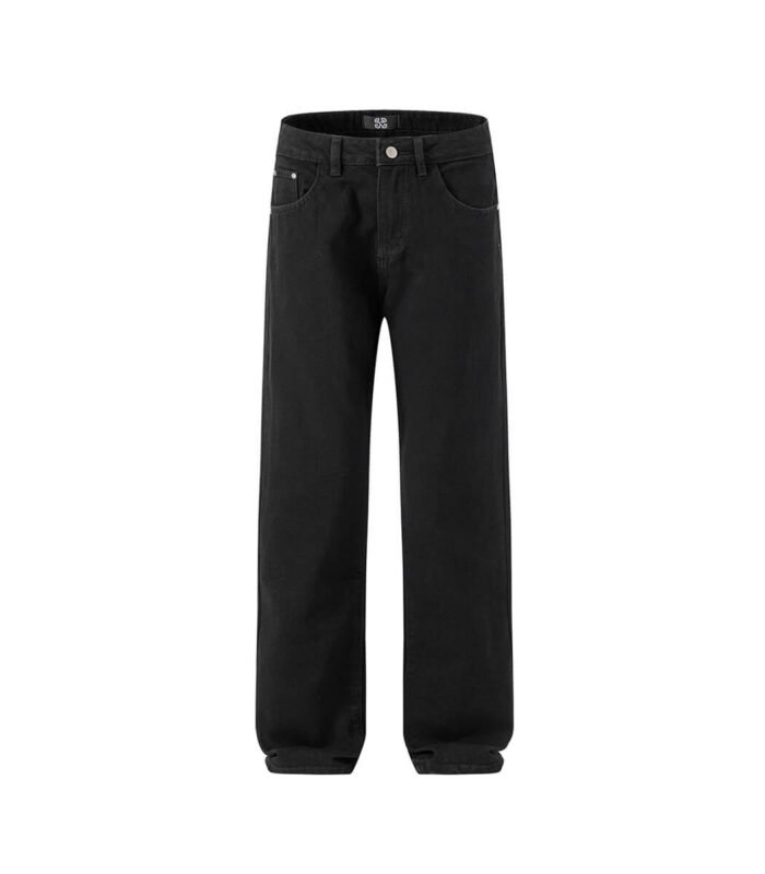 men's black denim pants