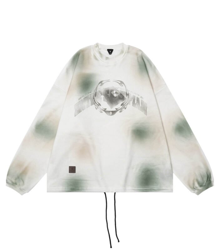 Hand painted white sweatshirt